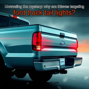 Read more about the article Unraveling the mystery: why are thieves targeting ford truck tail lights?