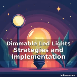 Read more about the article Dimmable Led Lights Strategies and Implementation