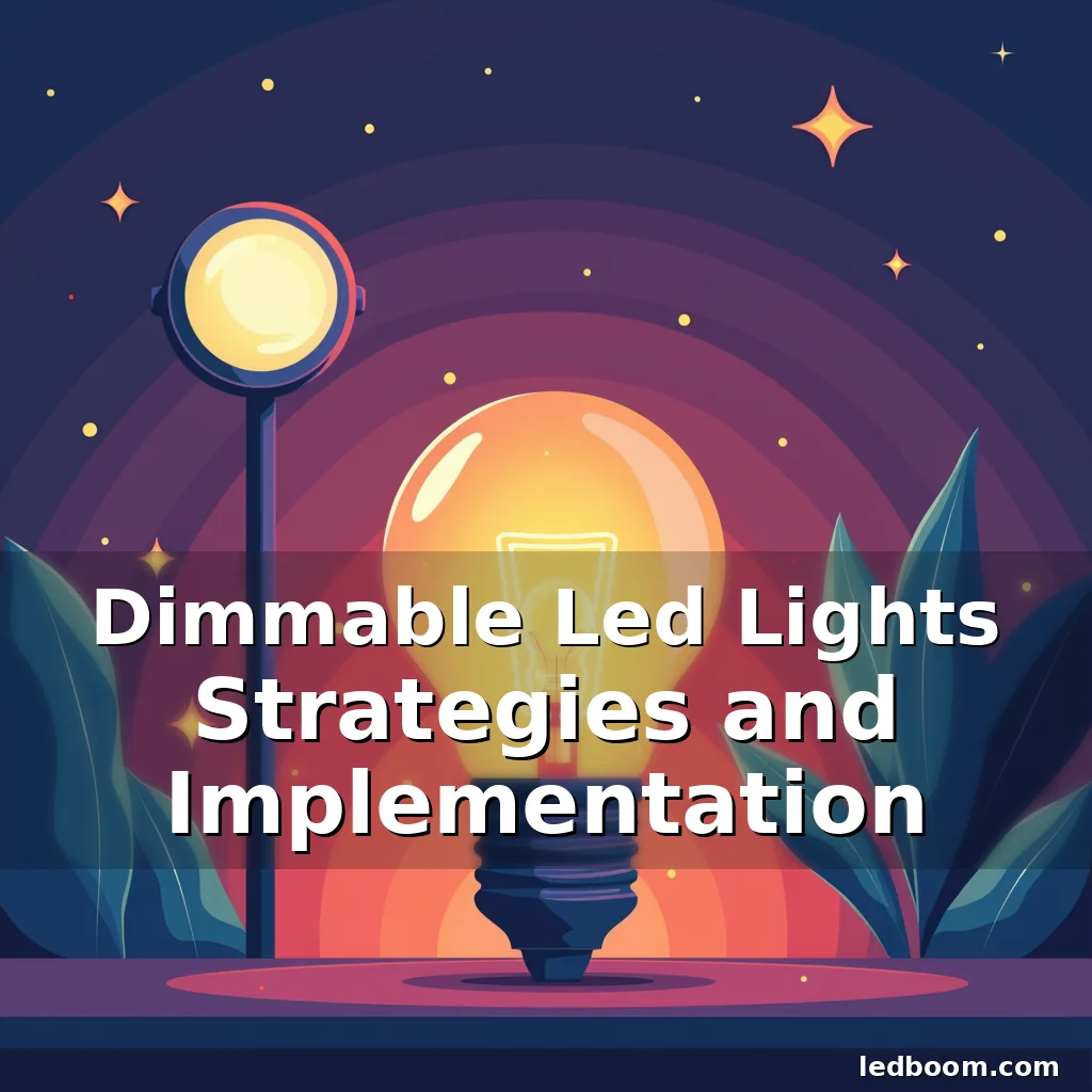Read more about the article Dimmable Led Lights Strategies and Implementation