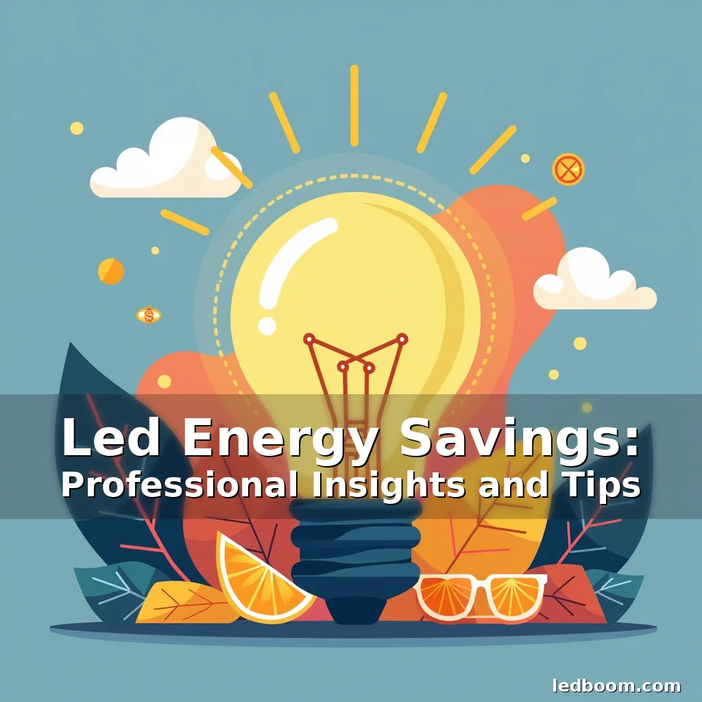 Read more about the article Led Energy Savings: Professional Insights and Tips