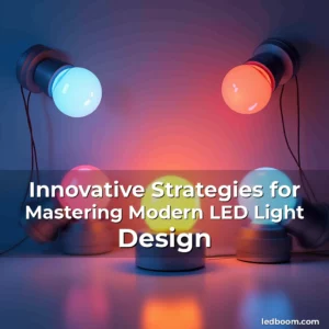 Artistic representation for Innovative Strategies for Mastering Modern LED Light Design