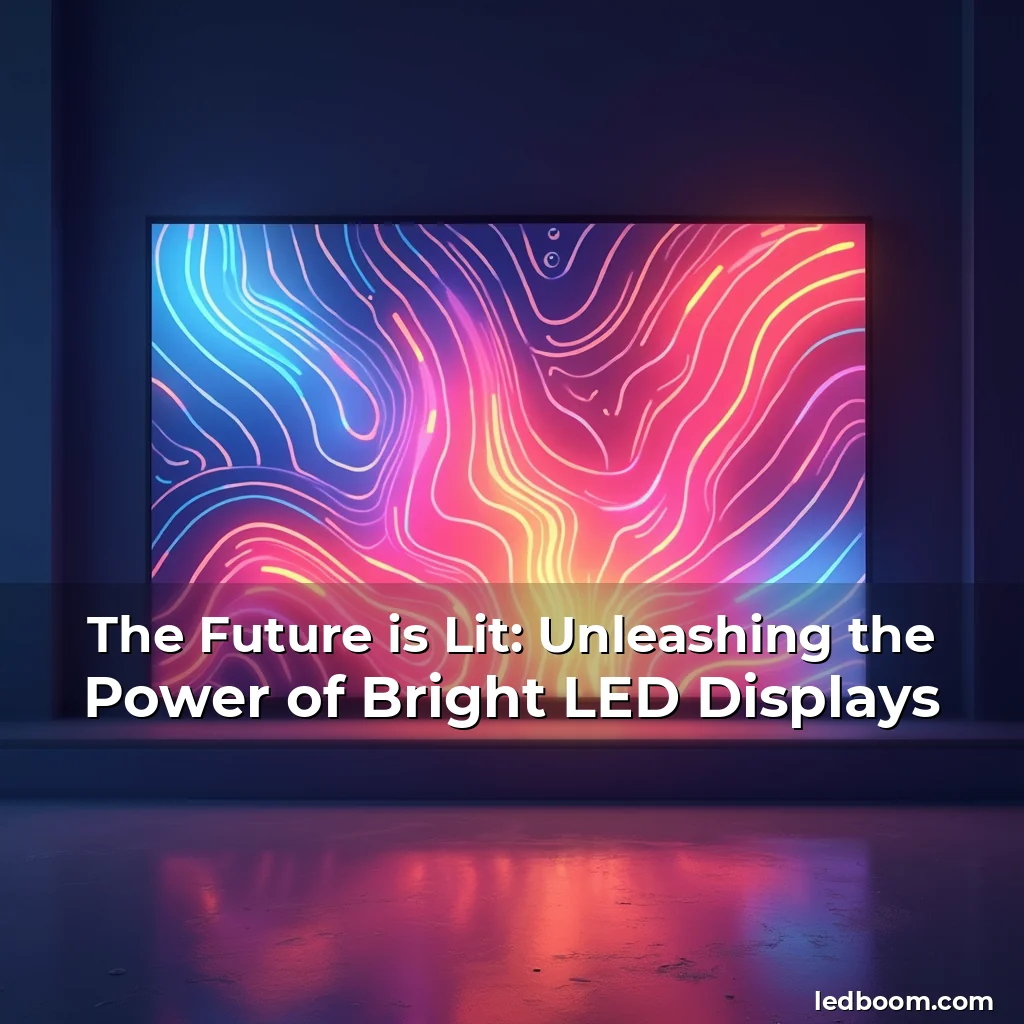 Read more about the article The Future is Lit: Unleashing the Power of Bright LED Displays