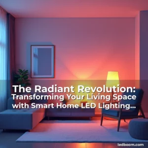 Read more about the article The Radiant Revolution: Transforming Your Living Space with Smart Home LED Lighting Solutions