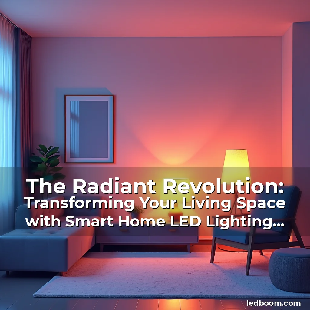 Read more about the article The Radiant Revolution: Transforming Your Living Space with Smart Home LED Lighting Solutions