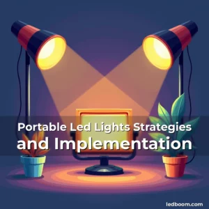 Artistic representation for Portable Led Lights Strategies and Implementation