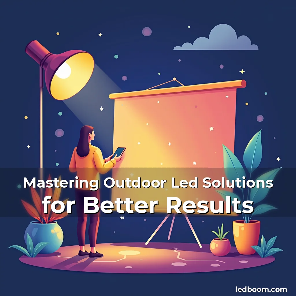 Read more about the article Mastering Outdoor Led Solutions for Better Results