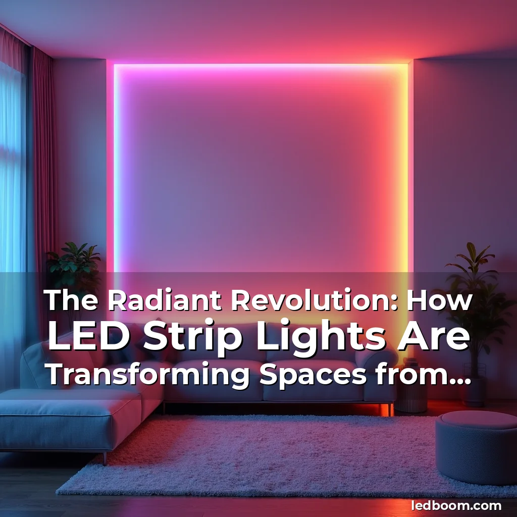 Read more about the article The Radiant Revolution: How LED Strip Lights Are Transforming Spaces from Homes to High Tech